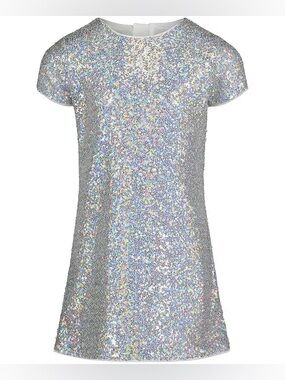 New Calvin Klein Sparkly Lined Sequins Shift Dress • Teen Girls XL 14-16 • NWT